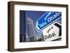 Direction Signs on Sheikh Zayed Road in Dubai-Jon Hicks-Framed Photographic Print