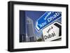 Direction Signs on Sheikh Zayed Road in Dubai-Jon Hicks-Framed Photographic Print