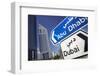 Direction Signs on Sheikh Zayed Road in Dubai-Jon Hicks-Framed Photographic Print