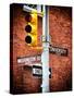 Directional Signs and Traffic Lights, Greenwich Village, Historic District, Manhattan, New York-Philippe Hugonnard-Stretched Canvas