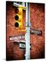 Directional Signs and Traffic Lights, Greenwich Village, Historic District, Manhattan, New York-Philippe Hugonnard-Stretched Canvas