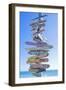 Directions Signpost Near Seaside, Key West, Florida, Usa-Marco Simoni-Framed Premium Photographic Print