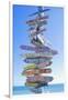 Directions Signpost Near Seaside, Key West, Florida, Usa-Marco Simoni-Framed Premium Photographic Print