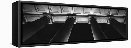 Directly below view of Union Station entrance, Chicago, Illinois, USA-Panoramic Images-Framed Stretched Canvas