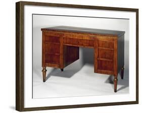 Directoire Style Cherry Wood Venetian Writing Desk, Italy, Late 18th Century-null-Framed Giclee Print