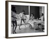 Director Dino De Laurentis and Actress Wife Silvana Mangano with Family-Carlo Bavagnoli-Framed Premium Photographic Print