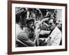 Director Luchino Visconti on set of film "The Leopard", 1962 (b/w photo)-null-Framed Photo