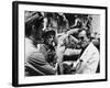 Director Luchino Visconti on set of film "The Leopard", 1962 (b/w photo)-null-Framed Photo