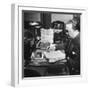 Director of the Fbi J. Edgar Hoover Working at His Desk-null-Framed Photographic Print