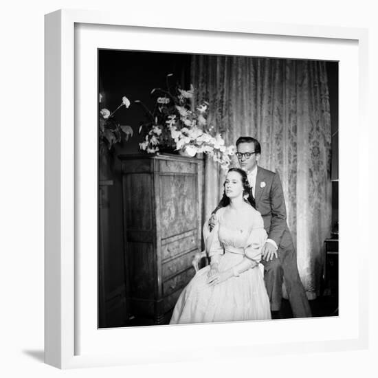 Director Sidney Lumet and Gloria Vanderblit at their Wedding Reception, New York, August 1956-Gordon Parks-Framed Photographic Print