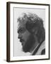 Director Stanley Kubrick in Serious Profile Portrait During Filming of His Movie "Barry Lyndon."-null-Framed Premium Photographic Print