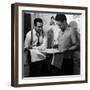 Director Walt Disney Looking over Sketches from His Latest Picture "Pinocchio."-Peter Stackpole-Framed Premium Photographic Print