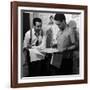 Director Walt Disney Looking over Sketches from His Latest Picture "Pinocchio."-Peter Stackpole-Framed Premium Photographic Print