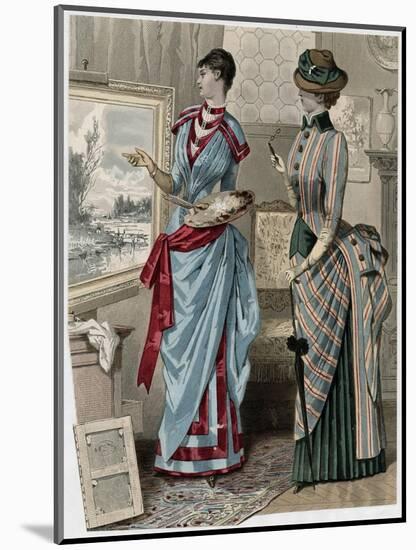 Directory Costume, 1883-null-Mounted Art Print