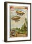 Dirigible Airships of Haenlein-null-Framed Giclee Print