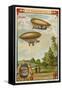 Dirigible Airships of Haenlein-null-Framed Stretched Canvas