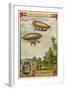 Dirigible Airships of Haenlein-null-Framed Giclee Print