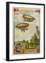 Dirigible Airships of Haenlein-null-Framed Giclee Print