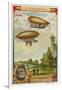 Dirigible Airships of Haenlein-null-Framed Giclee Print