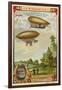 Dirigible Airships of Haenlein-null-Framed Giclee Print