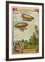 Dirigible Airships of Haenlein-null-Framed Giclee Print