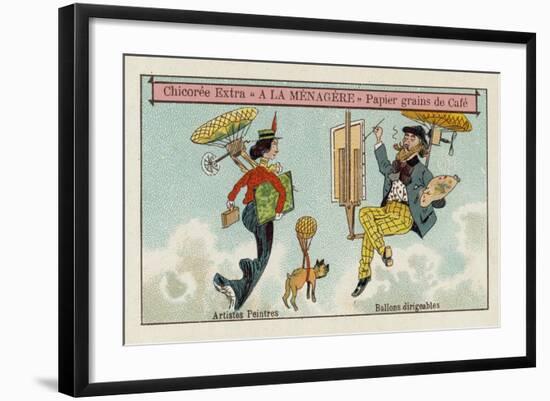 Dirigible Balloons: Painters-null-Framed Giclee Print