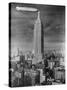 Dirigible Docked at Empire State Building-null-Stretched Canvas