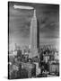 Dirigible Docked at Empire State Building-null-Stretched Canvas