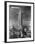 Dirigible Docked at Empire State Building-null-Framed Premium Photographic Print