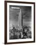 Dirigible Docked at Empire State Building-null-Framed Photographic Print