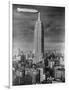 Dirigible Docked at Empire State Building-null-Framed Photographic Print