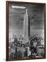 Dirigible Docked at Empire State Building-null-Framed Photographic Print