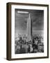 Dirigible Docked at Empire State Building-null-Framed Photographic Print