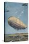 Dirigible with Biplanes-null-Stretched Canvas