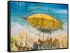 Dirigible-Leks-Framed Stretched Canvas