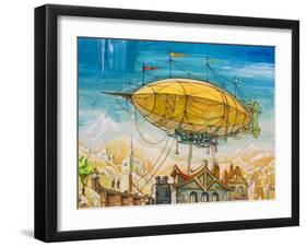 Dirigible-Leks-Framed Art Print