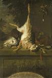 Still Life with Dead Hare and Partridges-Dirk Valkenburg-Framed Stretched Canvas