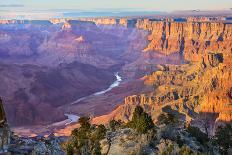 Majestic Vista of the Grand Canyon at Dusk-diro-Framed Photographic Print