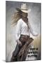 Dirt is Cowgirl Glitter-Sasha-Mounted Giclee Print