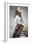 Dirt is Cowgirl Glitter-Sasha-Framed Premium Giclee Print