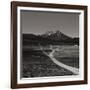 Dirt Road Leading to Mountains-null-Framed Photographic Print