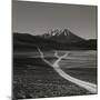 Dirt Road Leading to Mountains-null-Mounted Photographic Print