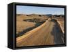 Dirt Road, Nubian Desert, Sudan, Africa-Groenendijk Peter-Framed Stretched Canvas