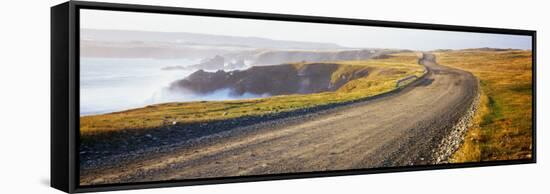 Dirt Road Passing Through a Landscape, Cape Bonavista, Newfoundland, Newfoundland and Labrador-null-Framed Stretched Canvas