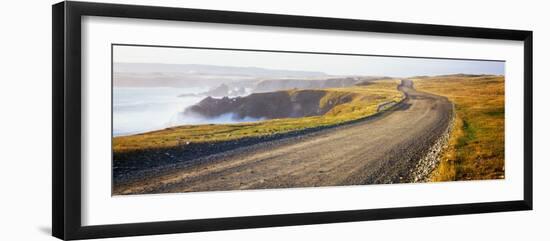 Dirt Road Passing Through a Landscape, Cape Bonavista, Newfoundland, Newfoundland and Labrador-null-Framed Photographic Print