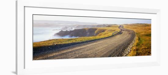 Dirt Road Passing Through a Landscape, Cape Bonavista, Newfoundland, Newfoundland and Labrador-null-Framed Photographic Print