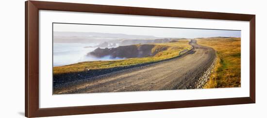 Dirt Road Passing Through a Landscape, Cape Bonavista, Newfoundland, Newfoundland and Labrador-null-Framed Photographic Print