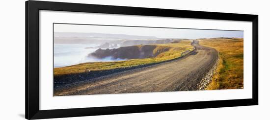 Dirt Road Passing Through a Landscape, Cape Bonavista, Newfoundland, Newfoundland and Labrador-null-Framed Photographic Print