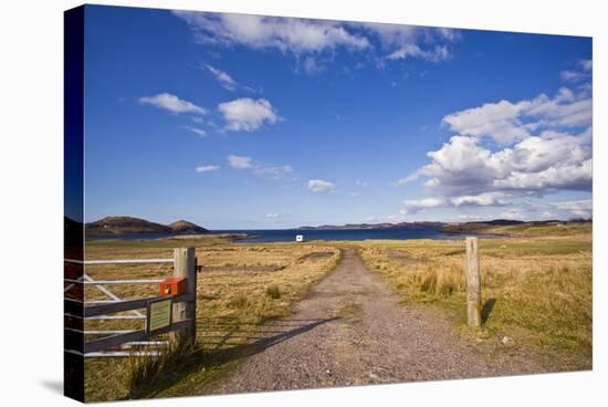 Dirt Track Leading through Fields,Poolewe, Scotland, United Kingdom-Stefano Amantini-Stretched Canvas