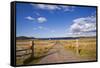 Dirt Track Leading through Fields,Poolewe, Scotland, United Kingdom-Stefano Amantini-Framed Stretched Canvas